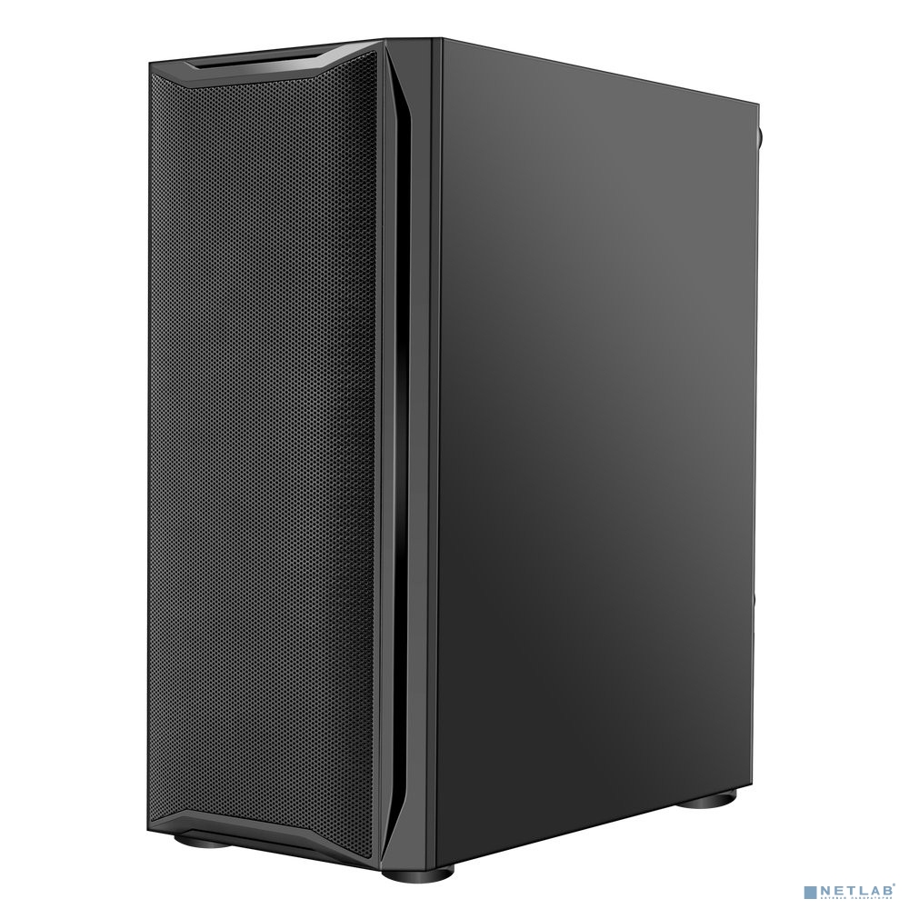 Корпус Ginzzu CL145 без БП, боковая панель из закалённого стекла, 2*USB 2.0, USB 3.0 