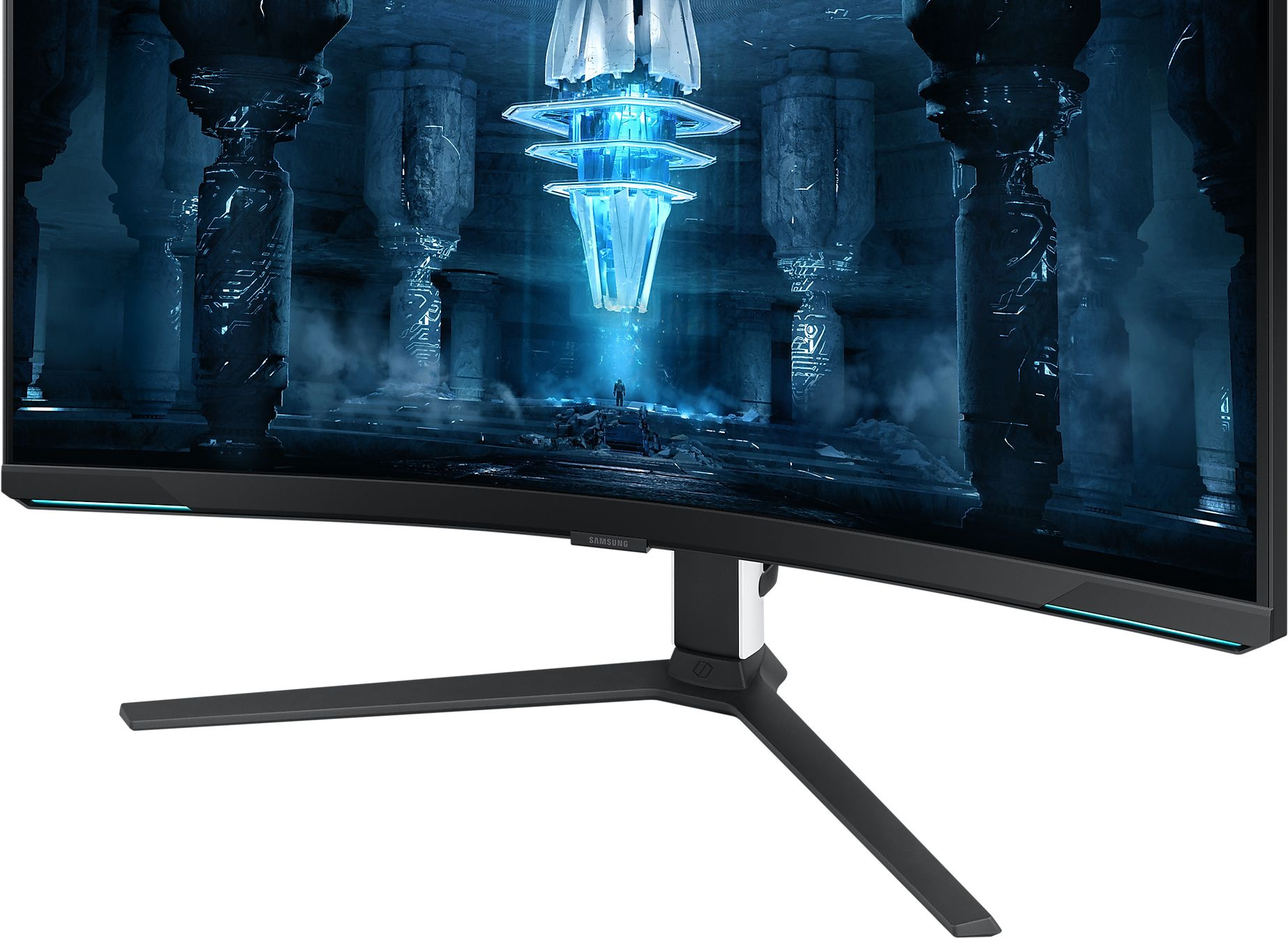 Монитор Samsung 32" Odyssey Neo G8 S32BG852NI черный/белый VA LED 16:9 HDMI полуматовая HAS Piv 350c