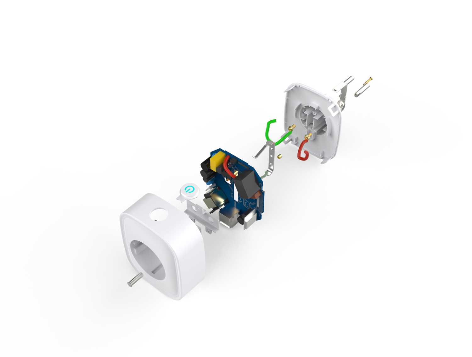 Умная розетка Gosund Wi-Fi Smart Plug 2 USB, белая