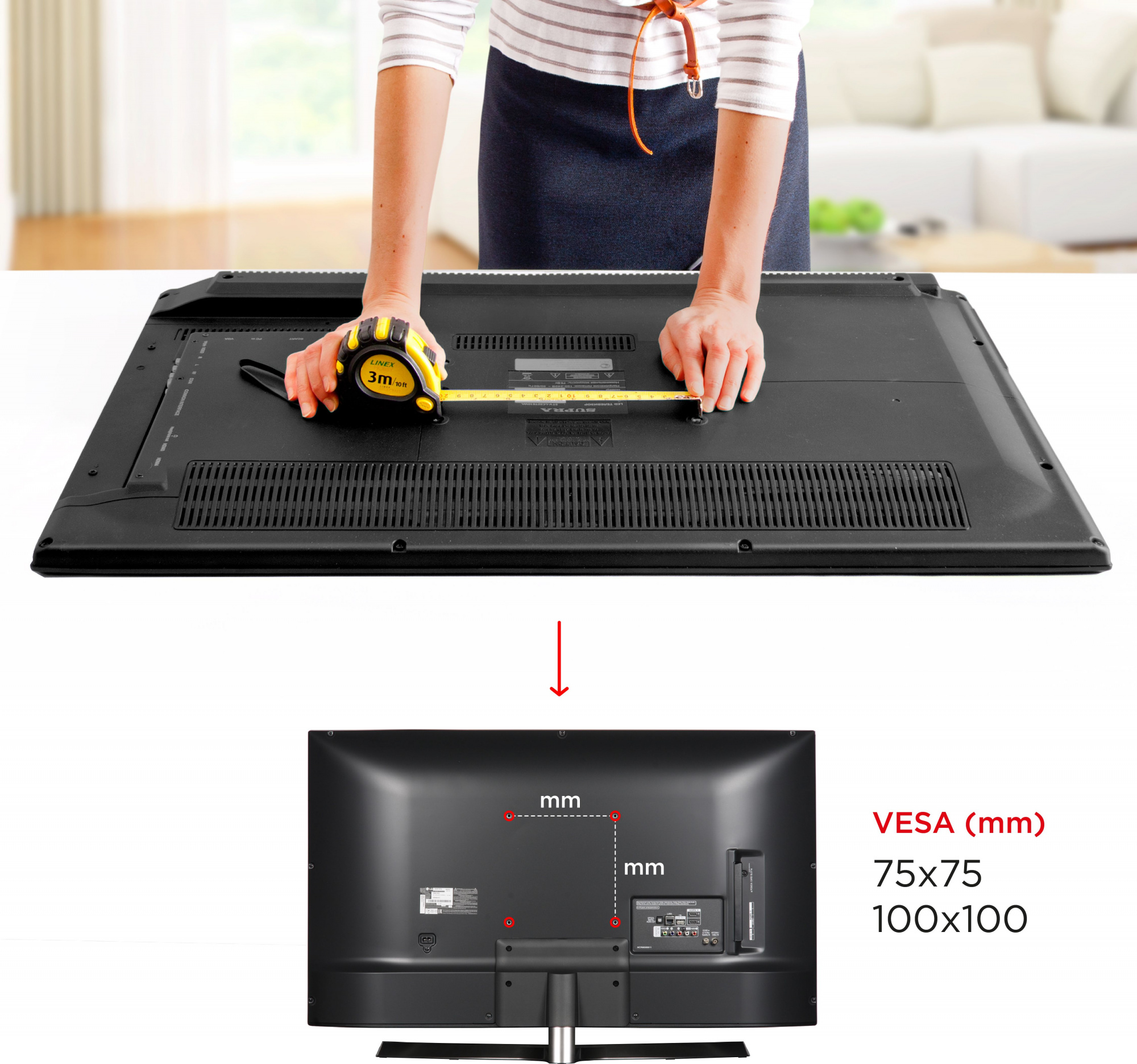 Кронштейн для телевизора Holder LCDS-5004 металлик 10"-26" макс.25кг настенный поворот и наклон