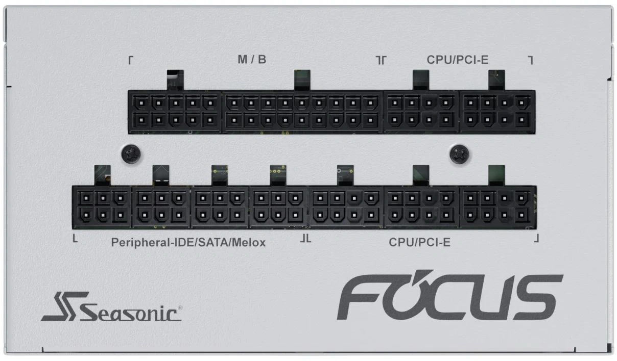 Блок питания Seasonic ATX 1000W Focus GX-1000 Gen.5 WHITE 80+ gold (20+4pin) APFC 135mm fan 8xSATA C