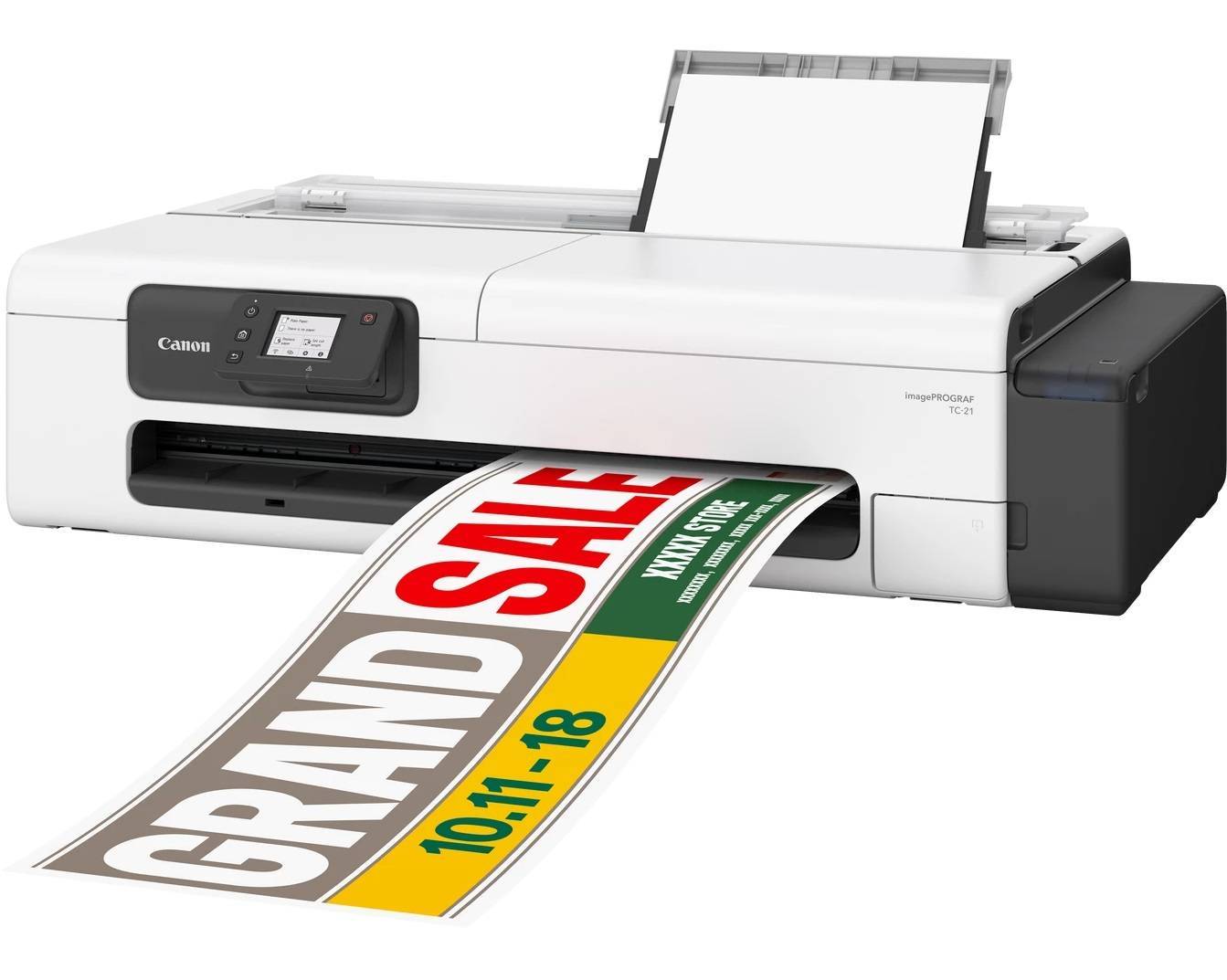 Плоттер струйный Canon imagePROGRAF TC-21 (24", A1, 4 цвета, WiFi, без стенда, СНПЧ ) замена 5815C00