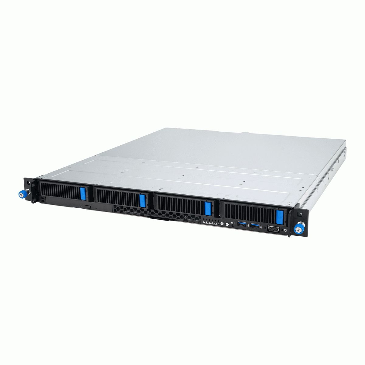 Сервер ASUS RS300-E12-PS4 1U, 1x Socket LGA1700  E-2400, 4 x DDR5 UDIMM ECC, 4 x 3.5" (SATA/SAS/NVM