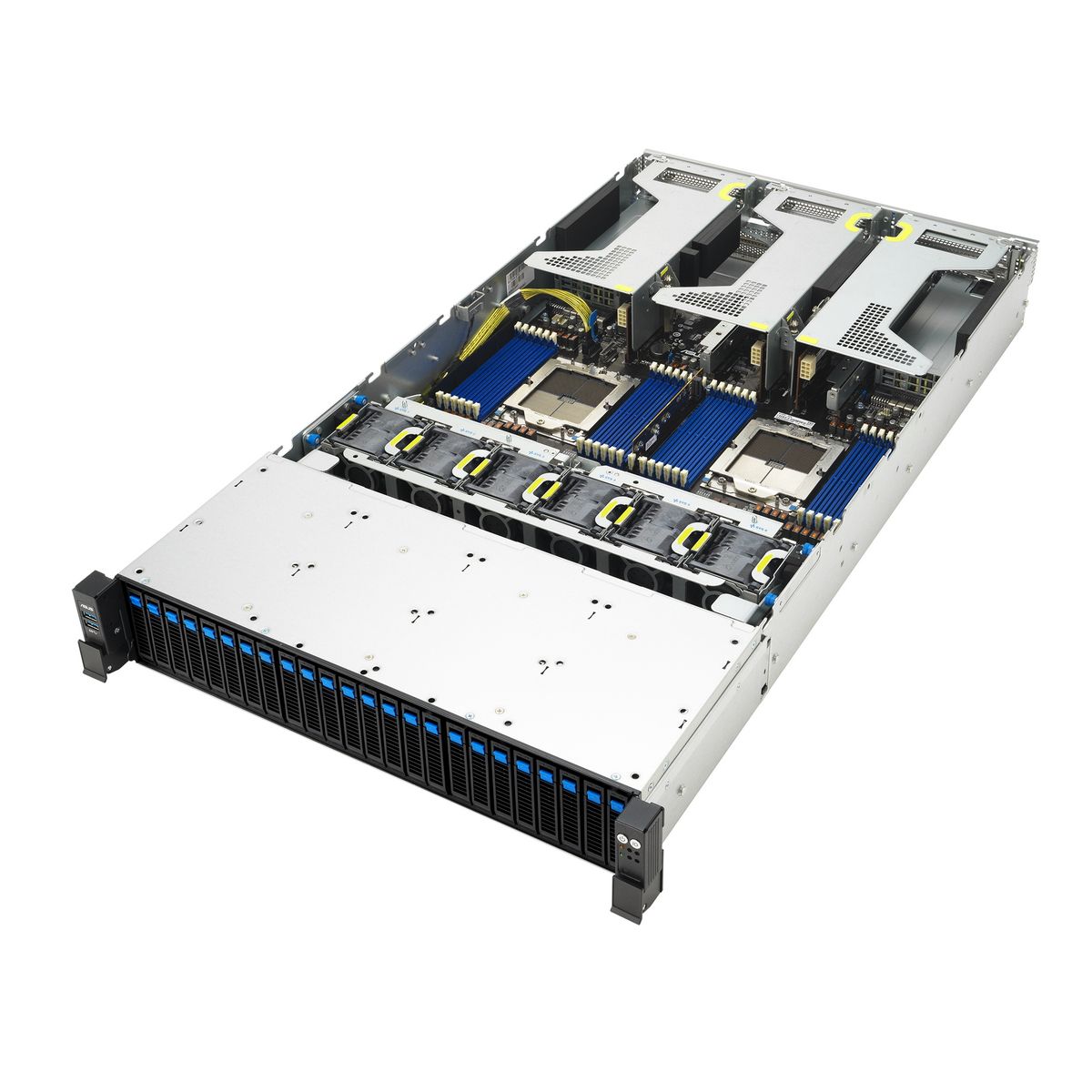 Серверная платформа Asus RS720A-E13-RS24G, 2xSocket SP5, 24xDDR5, 24x2.5 (8x NVMe + 16x NVMe/SATA/SA