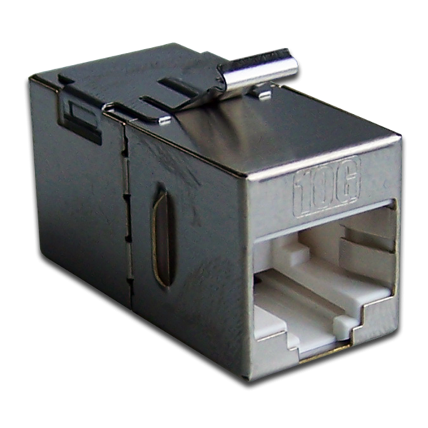 Повторитель портов RJ-45, экранированный, кат.6A, формата Keystone Повторитель портов RJ-45, экранир