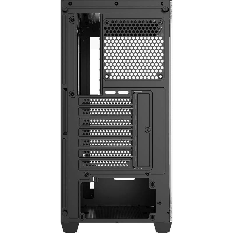 Корпус Ocypus Gamma C72 BK, Midi-Tower, TG, no fans, 2xUSB-A 2.0 + 1xUSB-A 3.0, ATX, mATX, mITX Blac