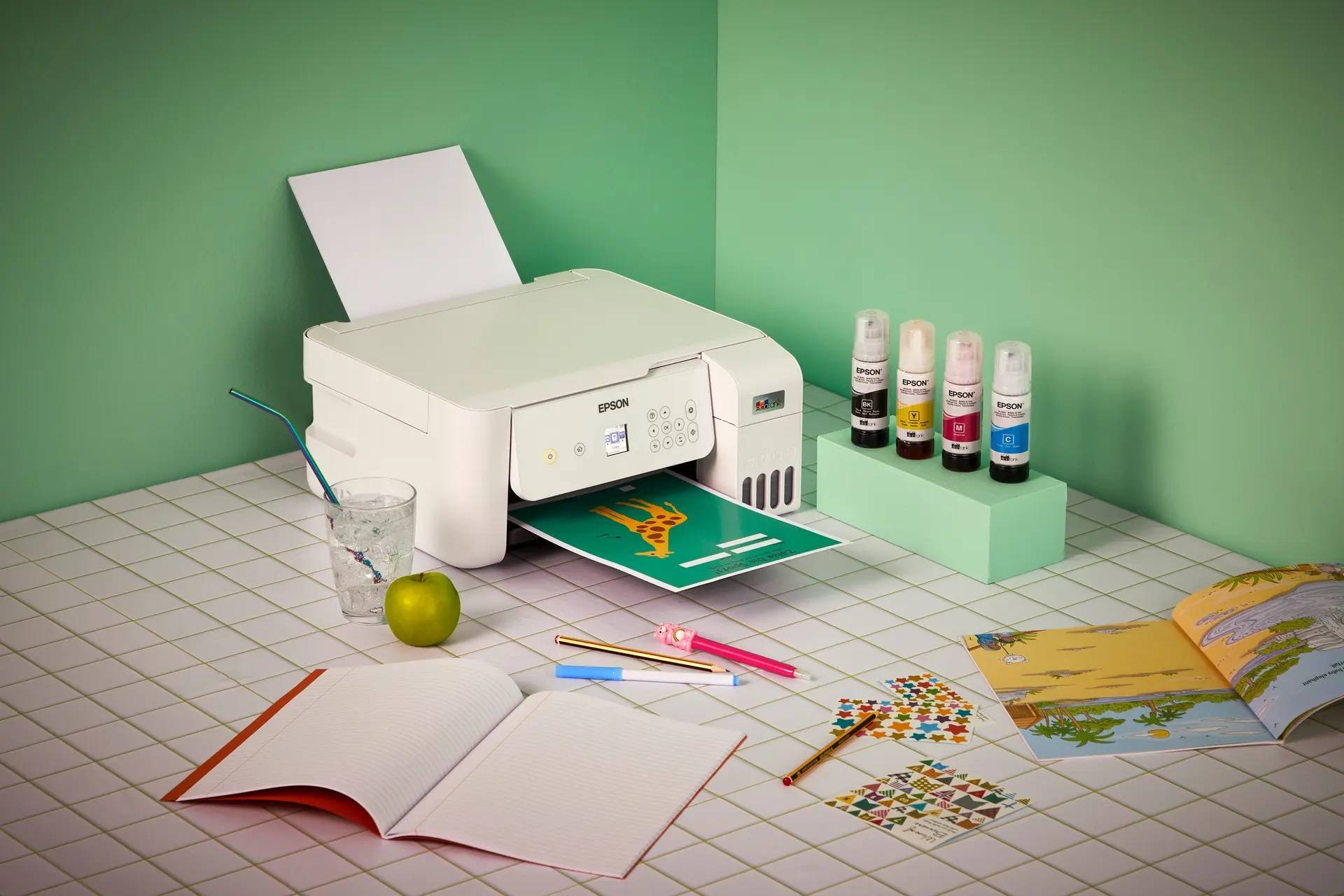 МФУ струйный Epson EcoTank L3266 (C11CJ66416) A4 WiFi белый