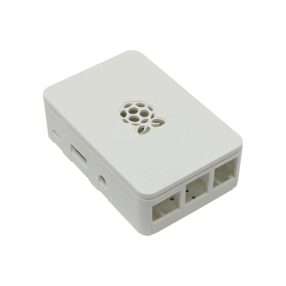 Корпус ACD RA178 White ABS Plastic case with Logo for Raspberry Pi 3 B/B+, совместим с креплением VE