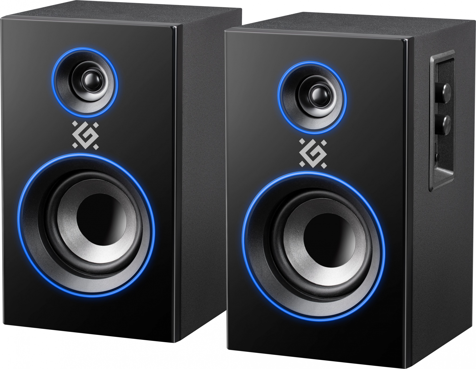 Колонки Defender Solar 20 2.0 черный 20Вт BT беспроводные BT