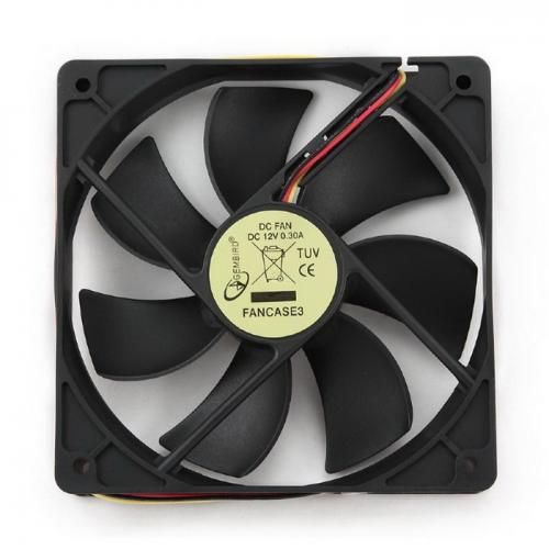 Gembird Вентилятор для корпуса 120x120x25mm, sleeve, узкий разъем 3pin [FANCASE3]