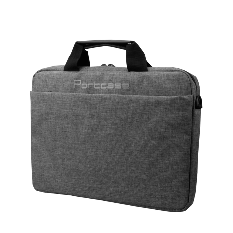 Сумка для ноутбука 14" Portcase KCB-164 серый полиэстер (KCB-164 GREY)