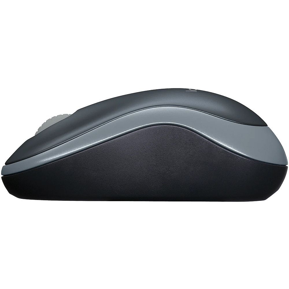 Мышь беспроводная Logitech M185 Grey серая, оптическая, 1000dpi, 2.4GHz,USB-ресивер Logitech Unifyin