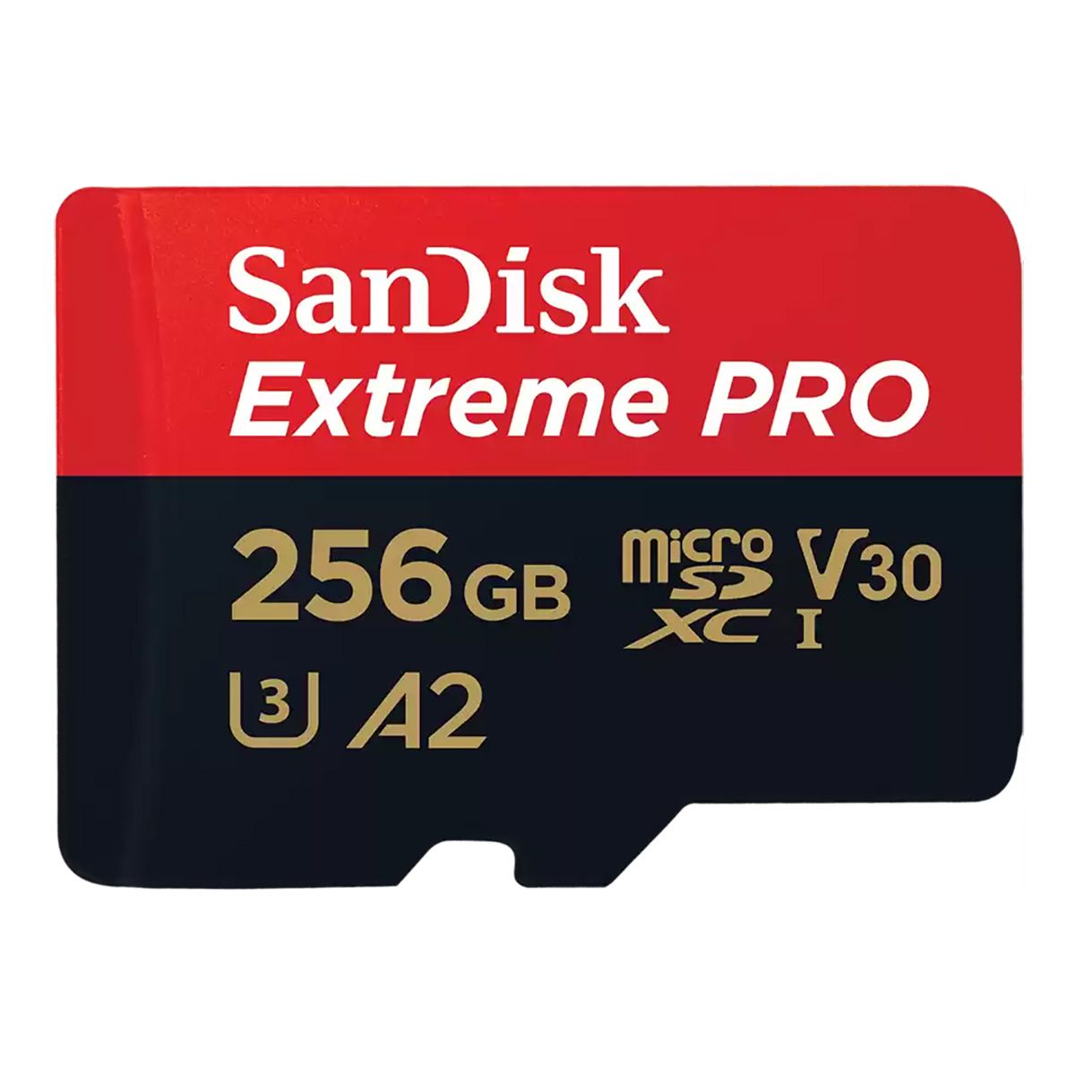 Карта памяти SanDisk  Extreme Pro microSD UHS I Card 256GB for 4K Video on Smartphones Action Cams &