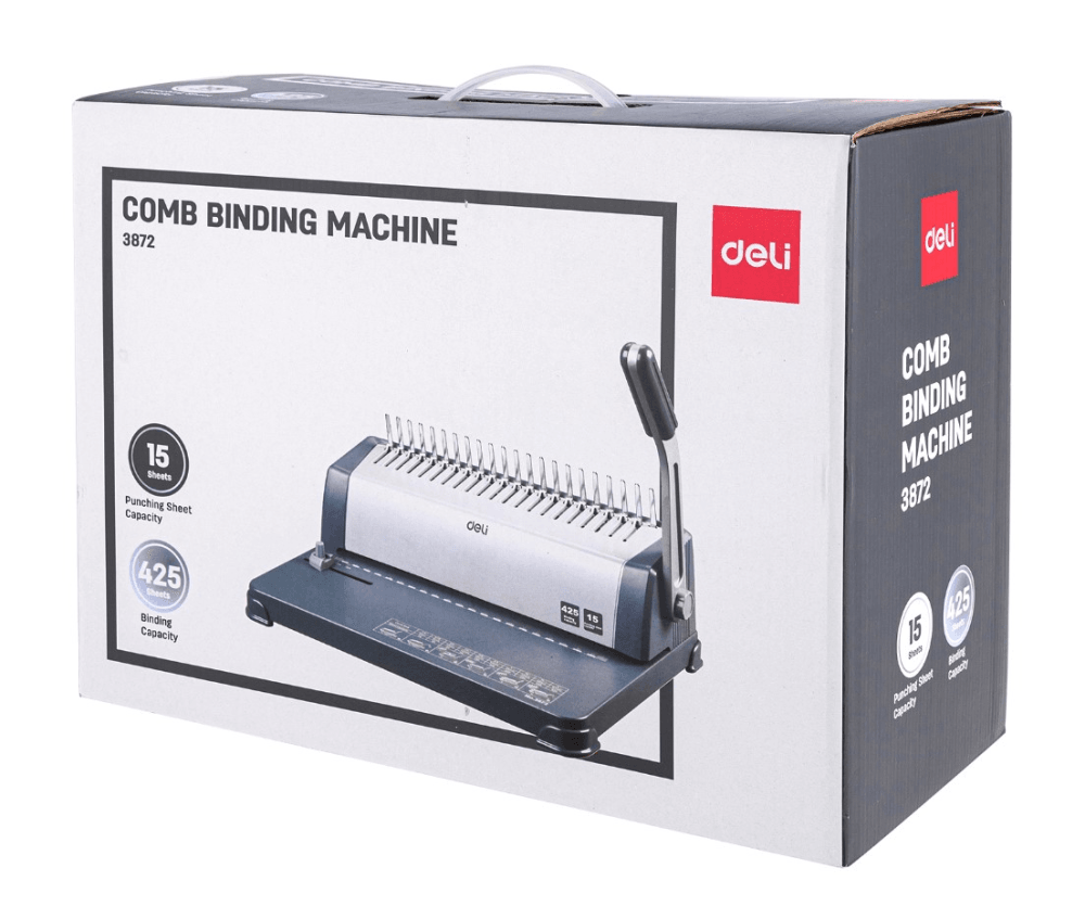 Переплетная машина (брошюровщик), кол-во пробиваемых листов 15, объем переплета 425 л.,21 отверстие