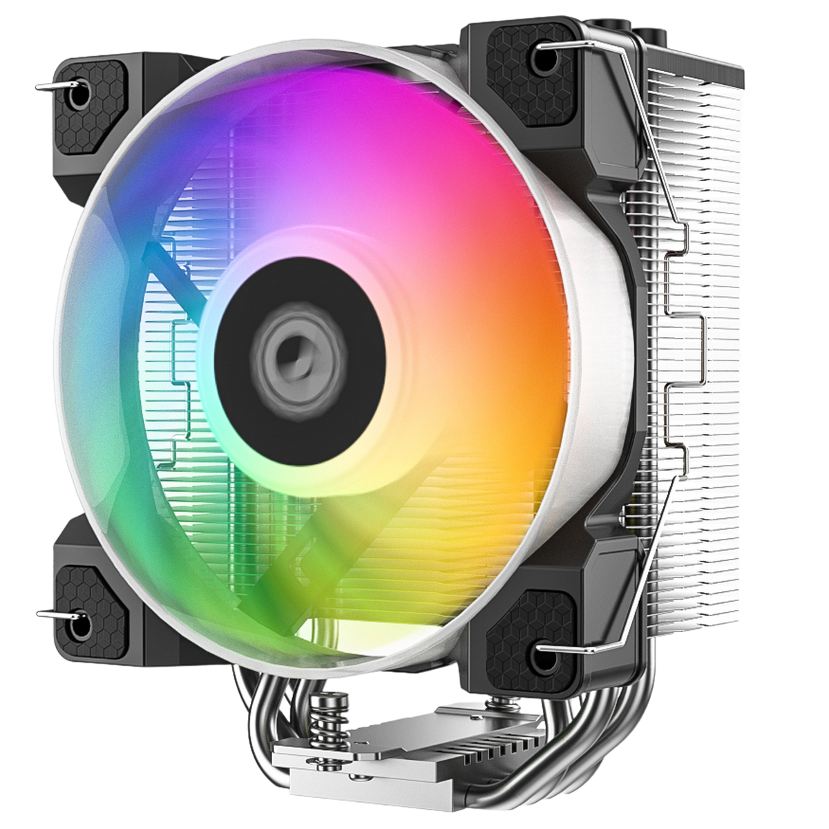 Устройство охлаждения(кулер) ID-Cooling SE-214-XT DF ARGB Soc-AM5/AM4/1200/1700/1851 черный 4-pin 31