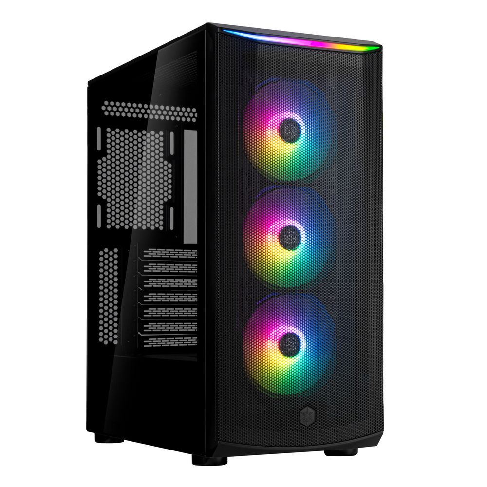 Корпус Silverstone G41FA512ZBG0020 High airflow ATX mid-tower chassis with dual radiator support and