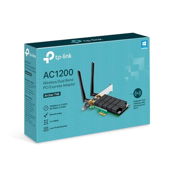 TP-Link Archer T4E AC1200 Двухдиапазонный Wi-Fi адаптер PCI Express