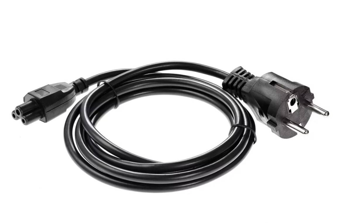 Telecom Кабель питания (TP022-IEC320-C5/SHM-1.8-BK/POWER_CORD_NOTEBOOK_1.8 М) для ноутбуков 1.8m, 3-