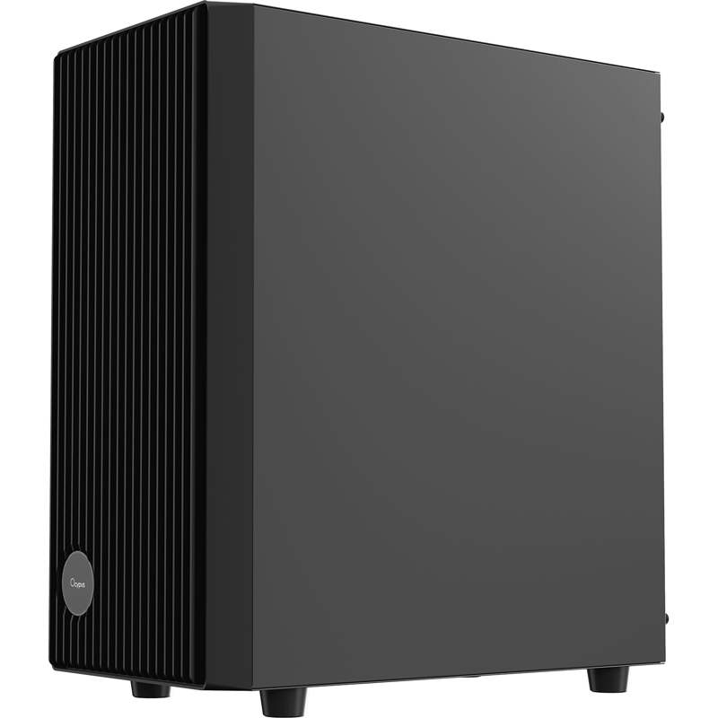 Корпус Ocypus Gamma C70 BK, Midi-Tower, TG, no fans, 1xUSB-A 3.0 + 1xUSB 2.0, ATX, mATX, mITX Black
