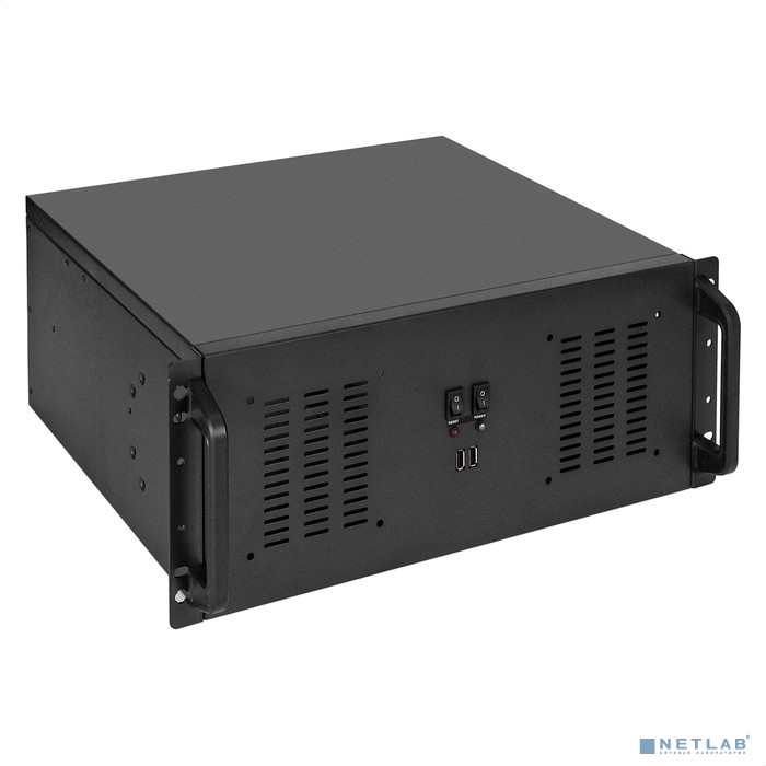 Exegate EX295480RUS Серверный корпус ExeGate Pro 4U350-02 <RM 19", высота 4U, глубина 350, без БП, 2