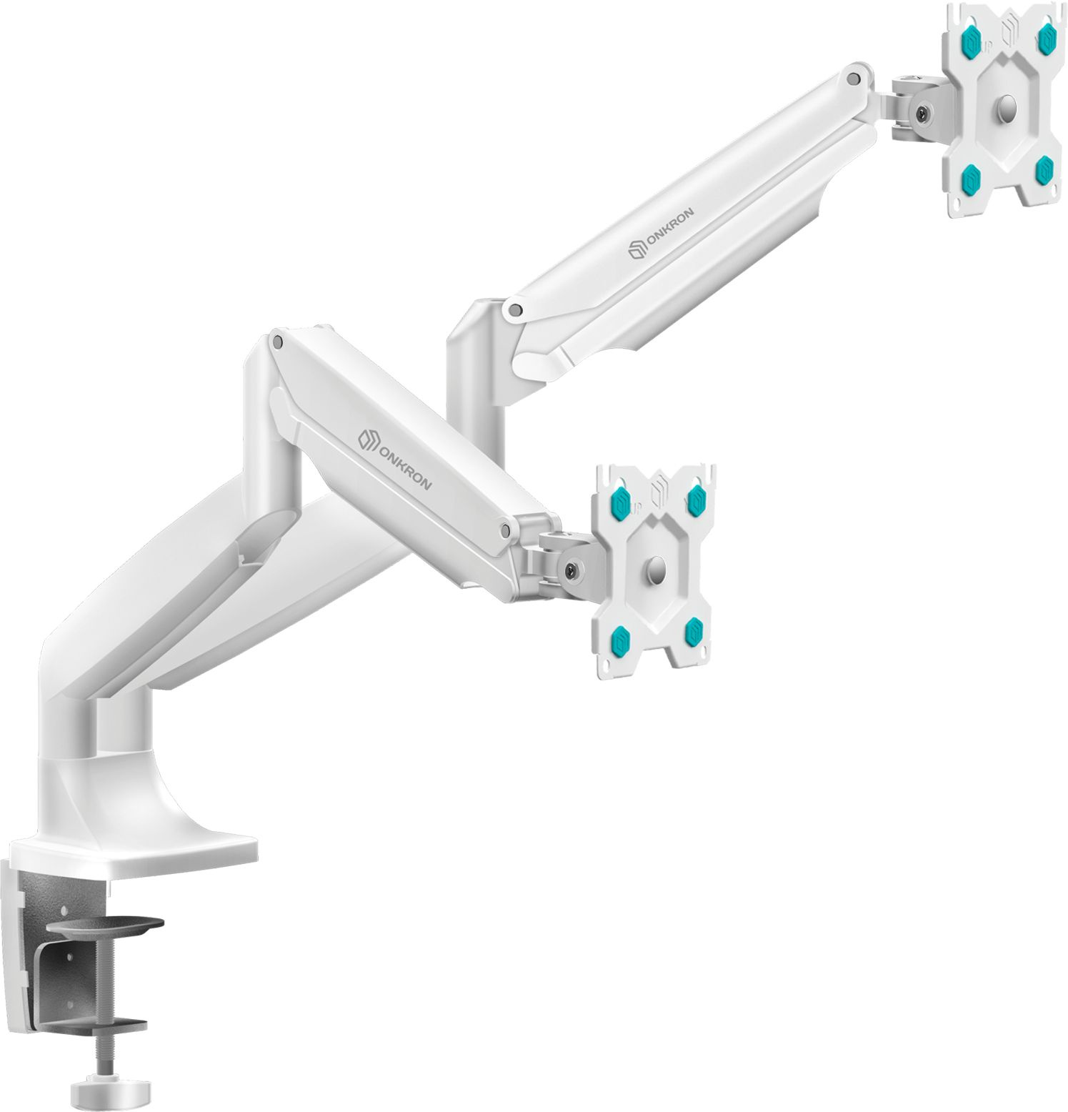 Кронштейн для мониторов Onkron G200 белый 13"-32" макс.18кг настольный поворот и наклон верт.перемещ