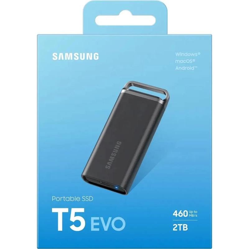 Накопитель SSD Samsung USB-C 2TB MU-PH2T0S/WW T5 Evo черный