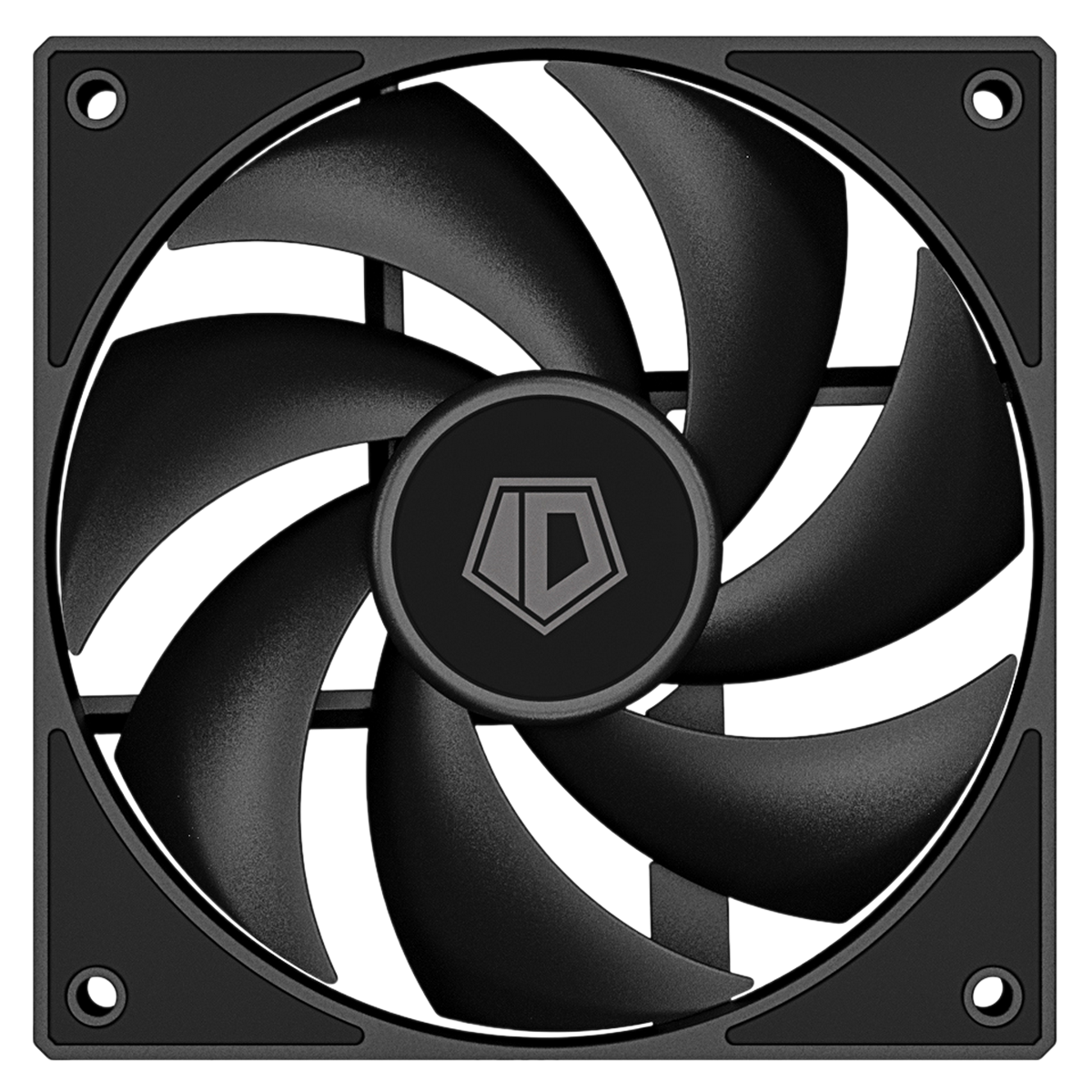 Вентилятор для корпуса ID-Cooling AF-125-K 120х120x25 черный 4-pin 30дБ Ret