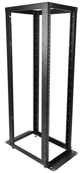 Стойка телекоммуникационная серверная 42U, глубина 1000 мм, цвет черный