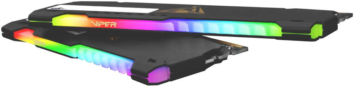 Память DDR4 2x8Gb 3600MHz Patriot PVSR416G360C0K Viper Steel RGB RTL Gaming PC4-28800 CL20 DIMM 288-