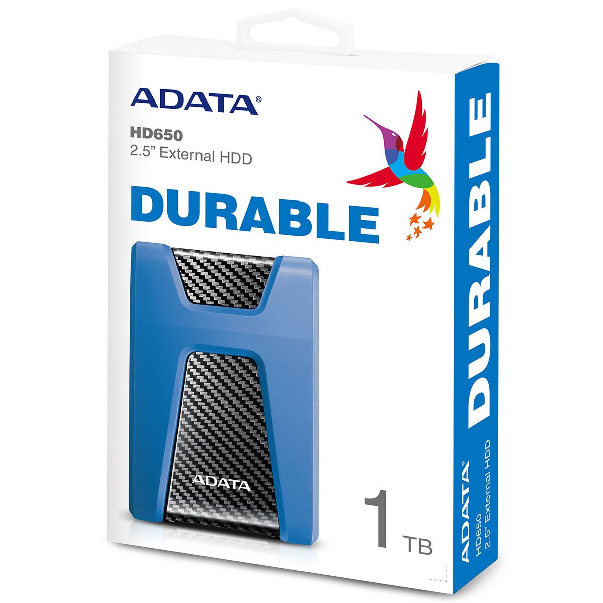 Жесткий диск A-Data USB3.0 1TB AHD650-1TU31-CBL HD650 DashDrive Durable 2.5" синий