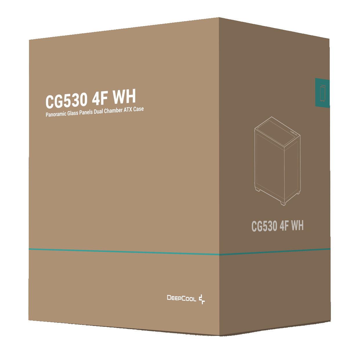 Корпус для ПК Deepcool CG530 4F WH