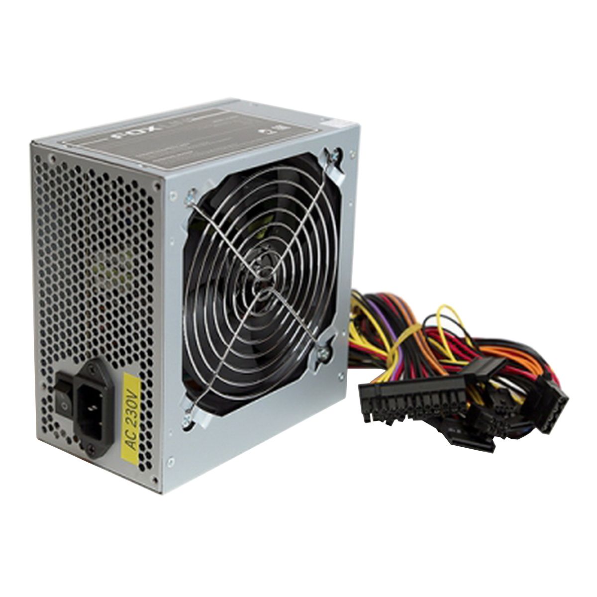 Блок питания Foxline FL550S 550W ATX PSU, 120FAN, 24 pin, 4 + 4 Pin (12V), 5*SATA, 2*4 pin molex, 1*
