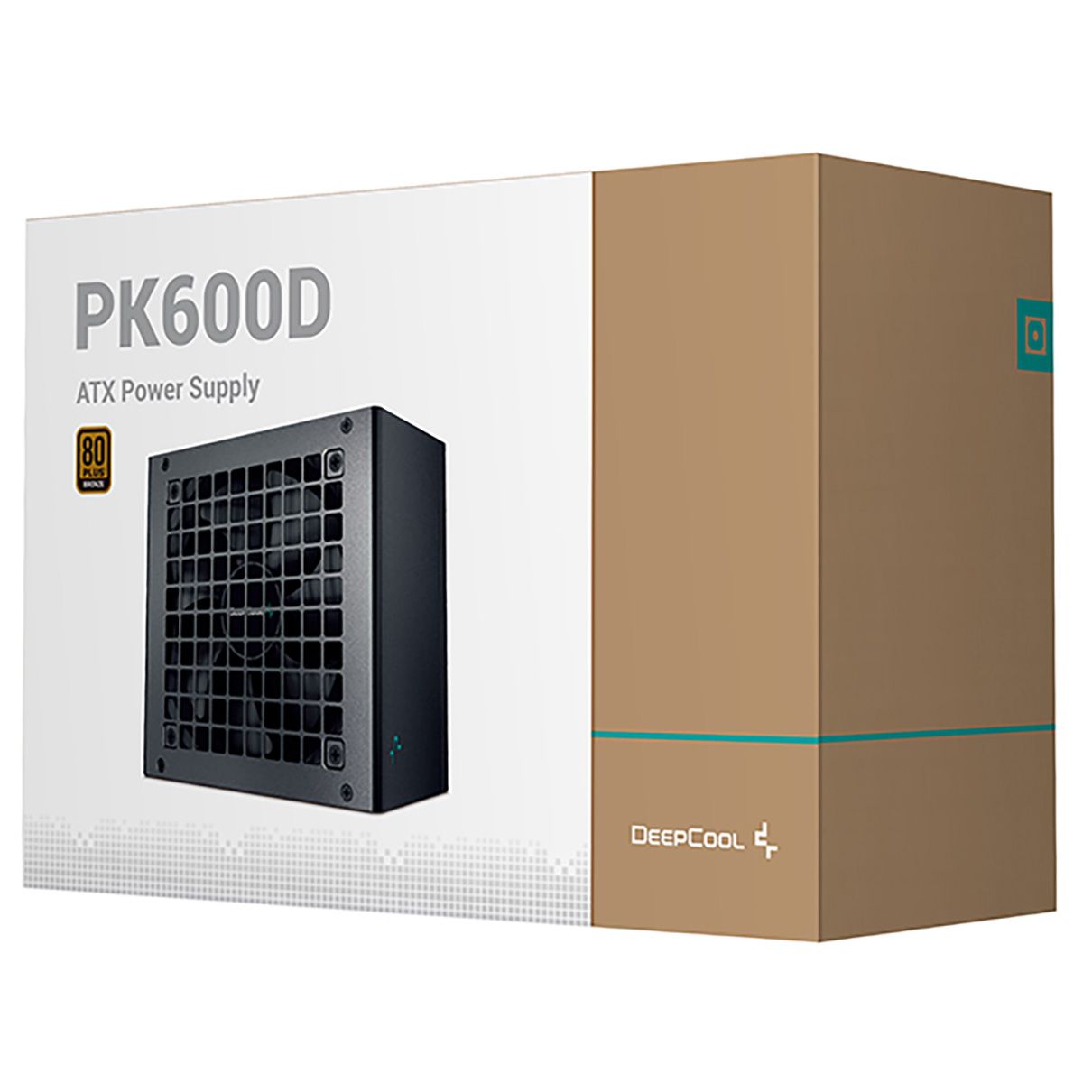 Блок питания Deepcool GAMERSTORM PK600D (ATX 2.4, 600W, PWM 120mm fan, Active PFC+DC to DC, 80+ BRON
