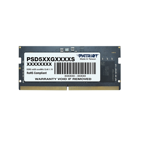 Память DDR5 16GB 4800MHz Patriot PSD516G480081S RTL PC5-38400 CL40 SO-DIMM 262-pin 1.1В dual rank Re