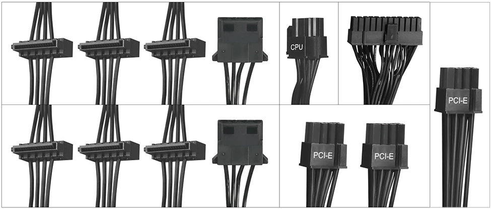 Блок питания Digma ATX 750W DPSU-750W-WH 80 PLUS WHITE (20+4pin) APFC 120mm fan 6xSATA RTL