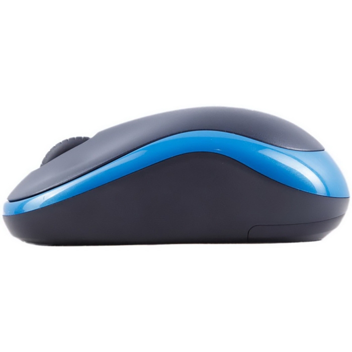 Мышь беспроводная Logitech M185 Blue синяя, оптическая, 1000dpi, 2.4GHz, USB-ресивер Logitech Unifyi