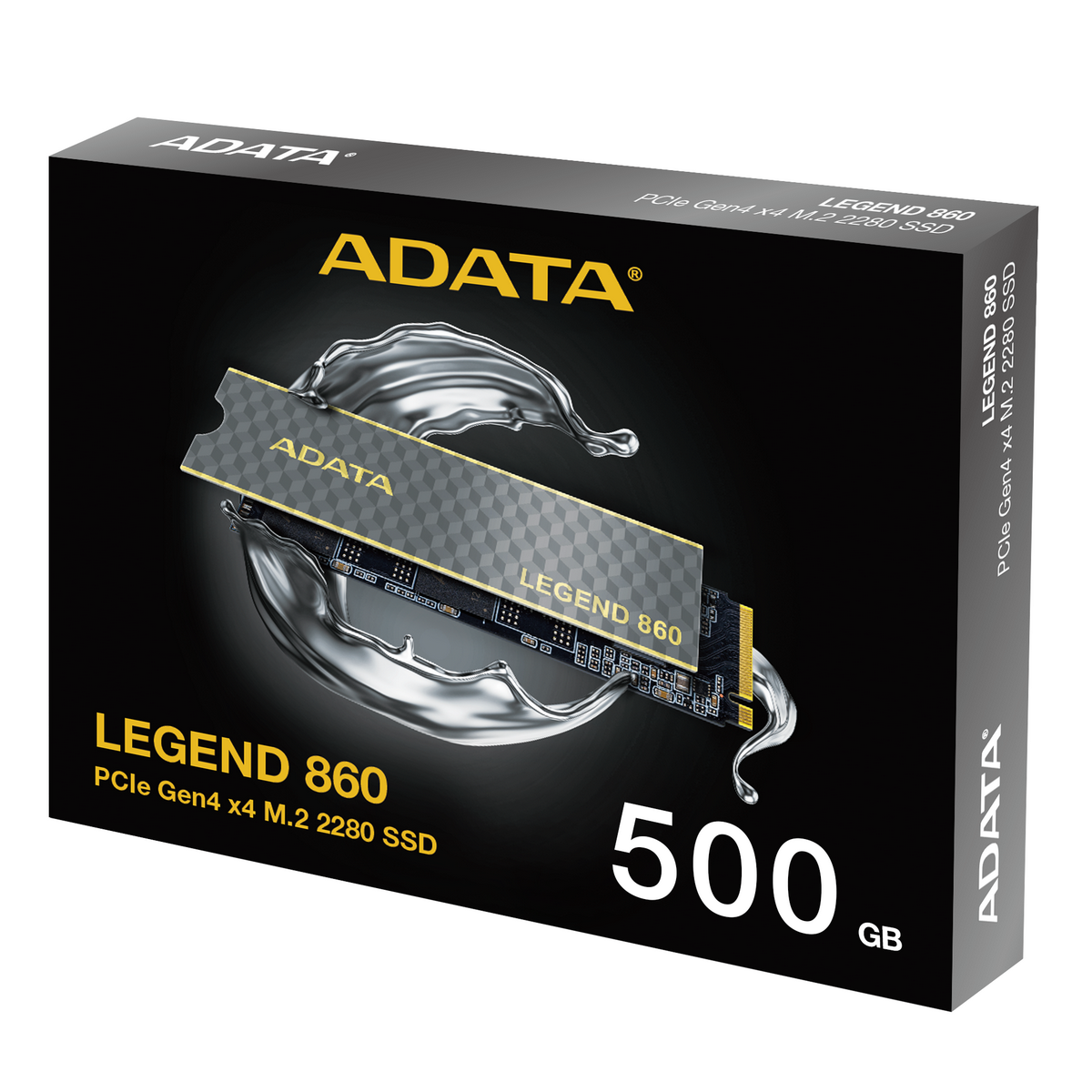 Накопитель SSD A-Data PCIe 4.0 x4 500GB SLEG-860-500GCS Legend 860 M.2 2280