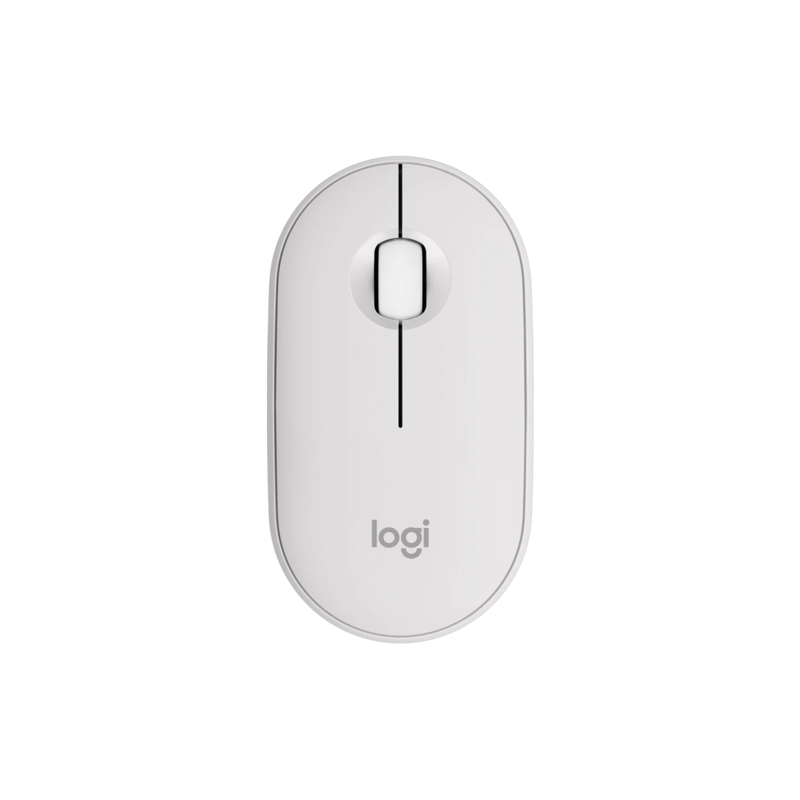 Мышь Logitech Wireless Mouse Pebble 2 M350s, Bluetooth, WHITE, [910-007013]
