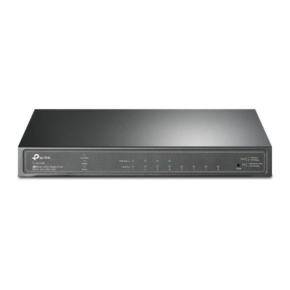 коммутатор TP-Link SG2008P, Omada™ 8-Port Gigabit Smart Switch with 4-Port PoE+, 62 W PoE