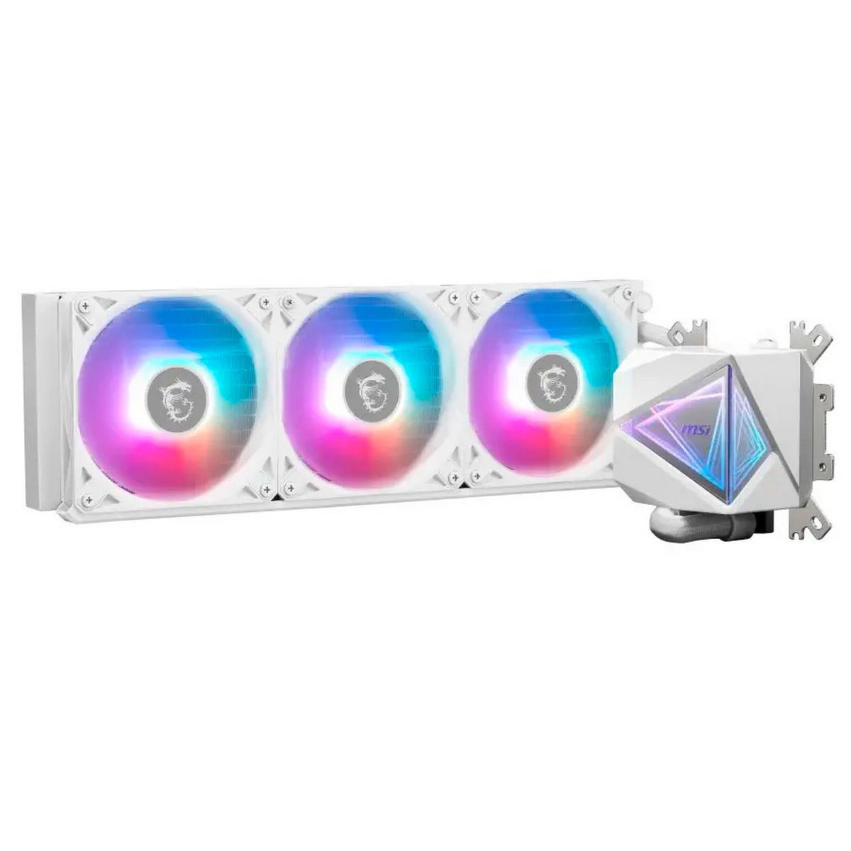 Жидкостная система охлаждения MSI MAG CORELIQUID I360 WHITE 3x ARGB Gen2 Fan, ARGB Gen2 Block, Color