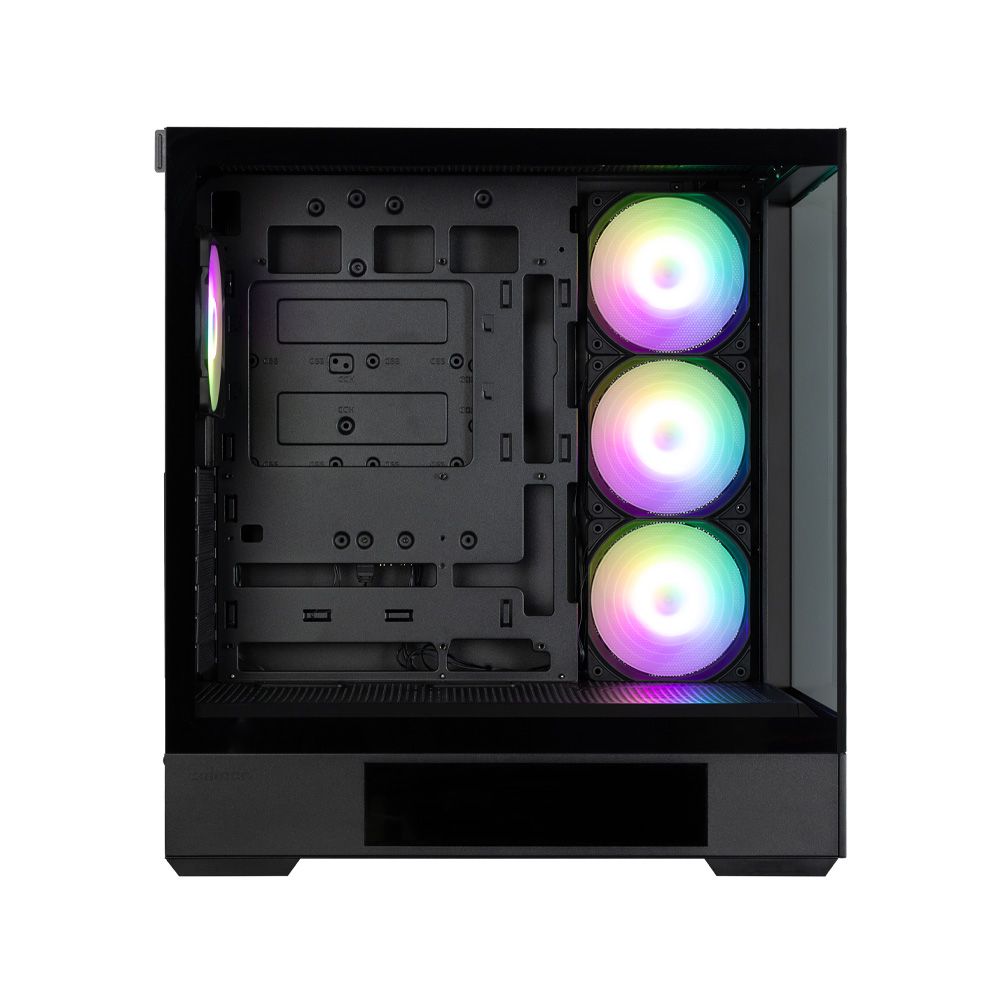 Корпус для ПК Zalman P40 DS Black ATX Mid Tower PC Case, 120mm ARGB Fanx4