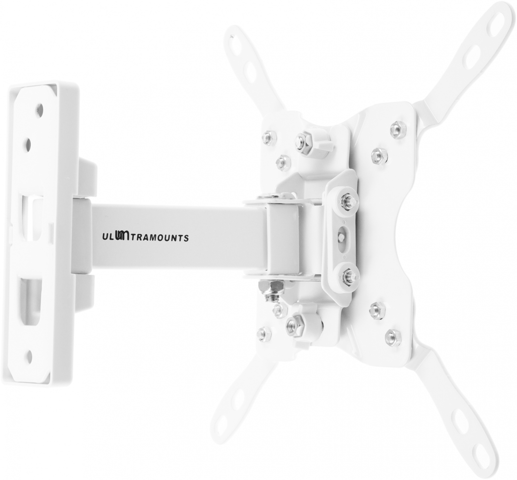 Кронштейн для телевизора Ultramounts UM864W белый 13"-42" макс.20кг настенный поворотно-выдвижной и 