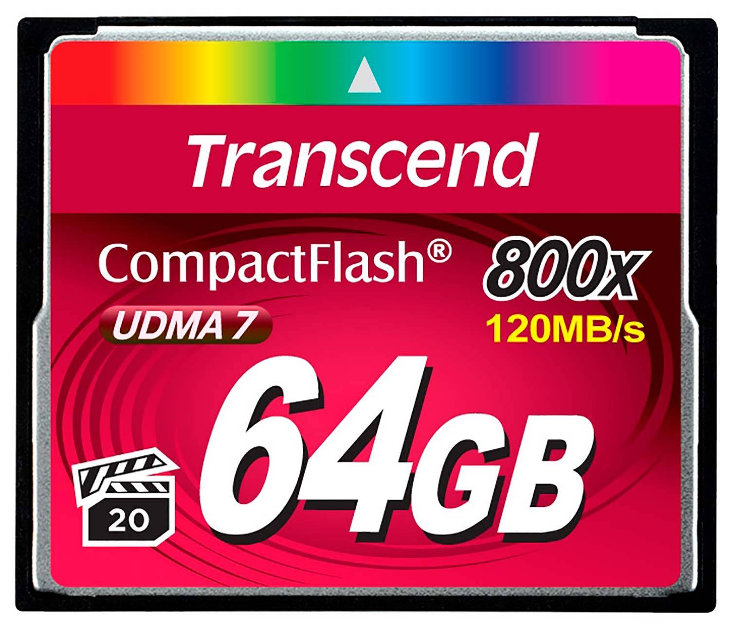 Флеш карта CF 64GB Transcend, 800X