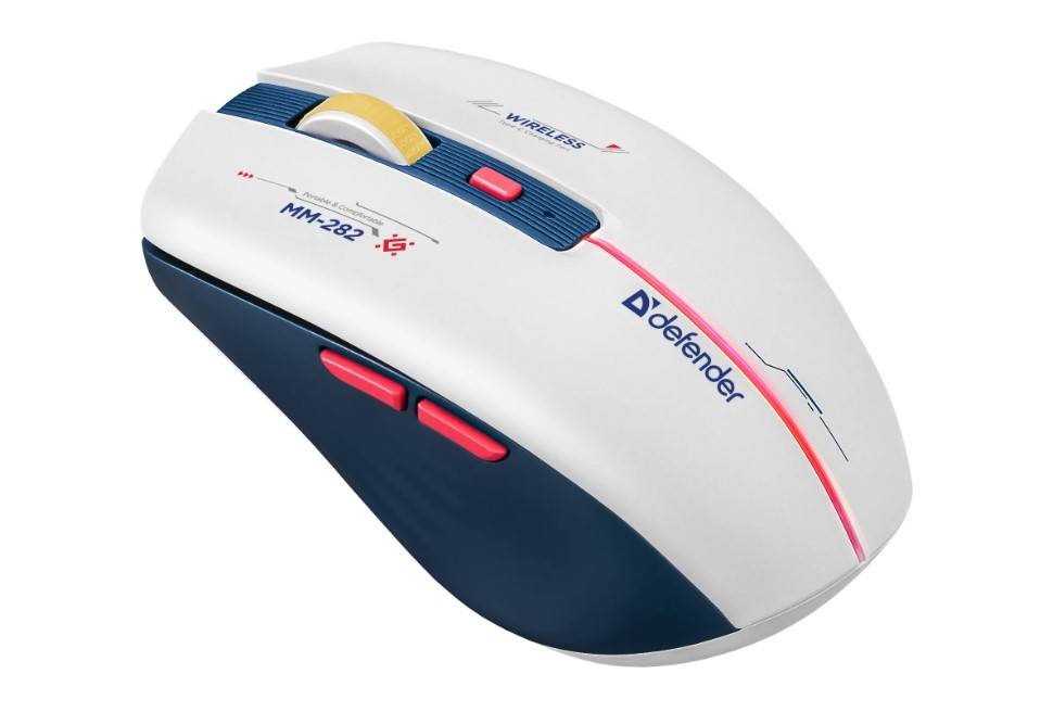 Мышка WRL GAMING DILA MM-282 52282 LED,6D,1800DPI DEFENDER