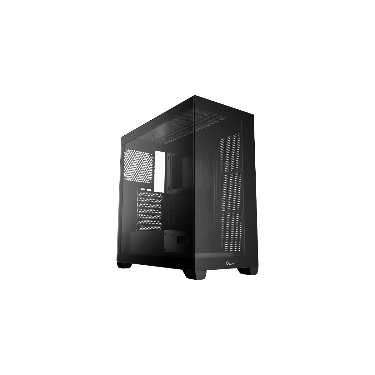 Корпус Ocypus Gamma C72 BK ARGB, Midi-Tower, TG, 4x120mm ARGB, 2xUSB-A 2.0 + 1xUSB-A 3.0, ATX, mATX,