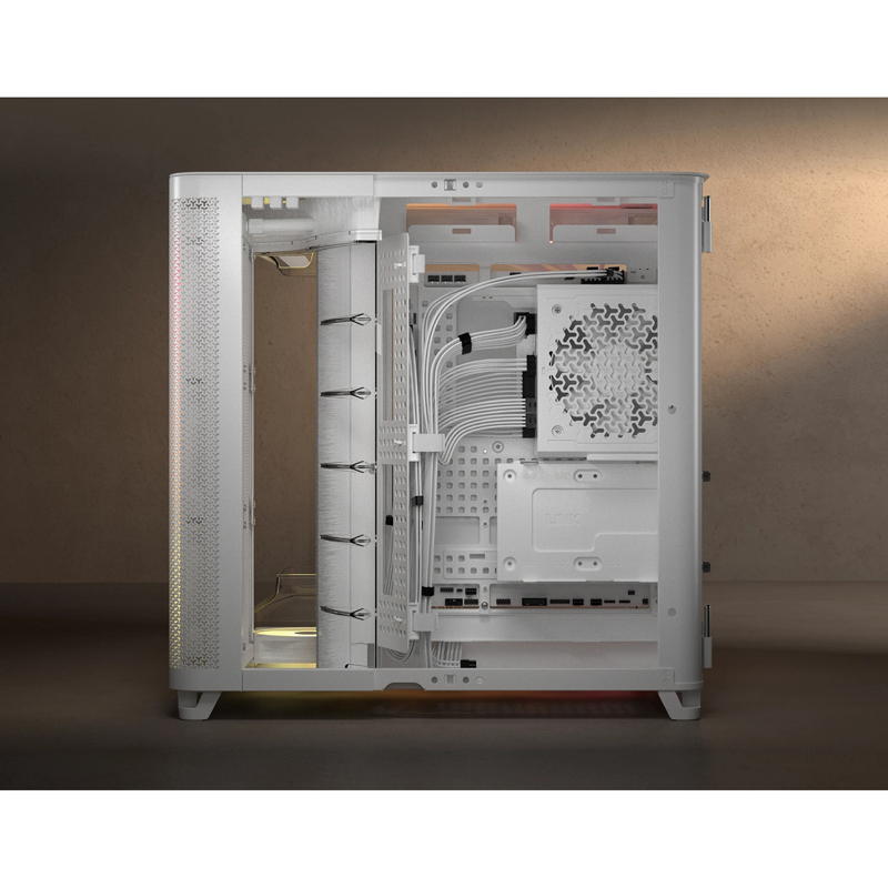 Корпус Corsair AIR 5400 RS-R ARGB, Midi-Tower, TG, 3x120mm ARGB reverse fans, 2xUSB-A 3.2, 1xUSB 3.2