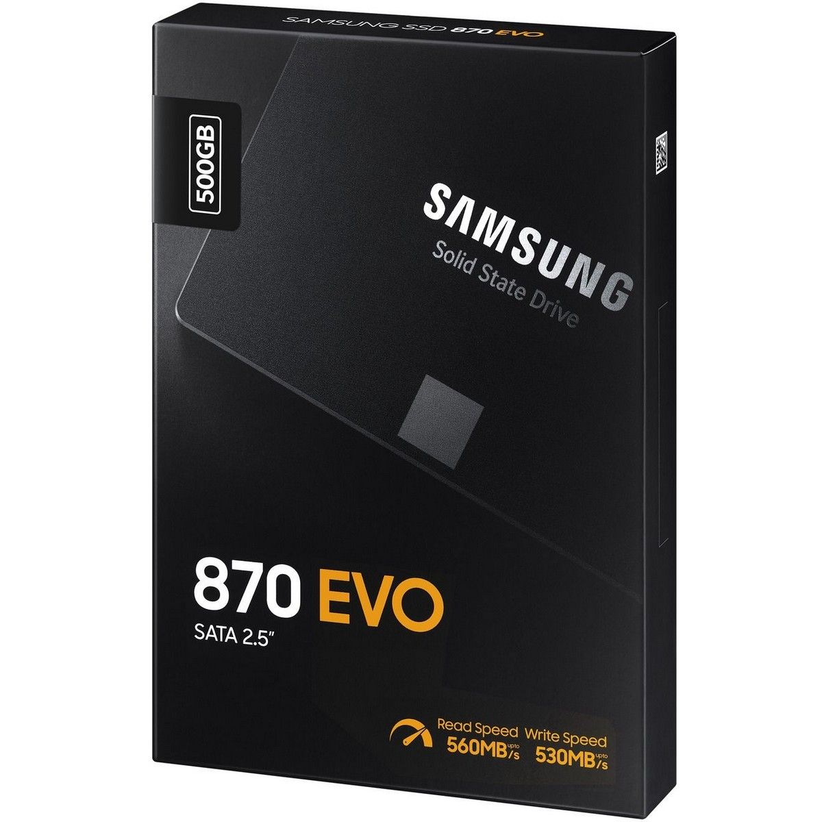 Твердотельный накопитель SSD Samsung 2.5" 500GB 870 EVO Client SSD MZ-77E500B SATA 6Gb/s, 560/5