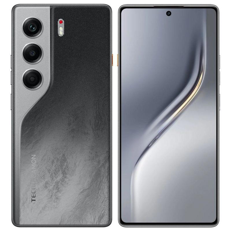 Смартфон Tecno Camon 40 256Gb 12Gb черный моноблок 3G 4G 2Sim 6.78" 1080x2436 Android 15 50Mpix 802.