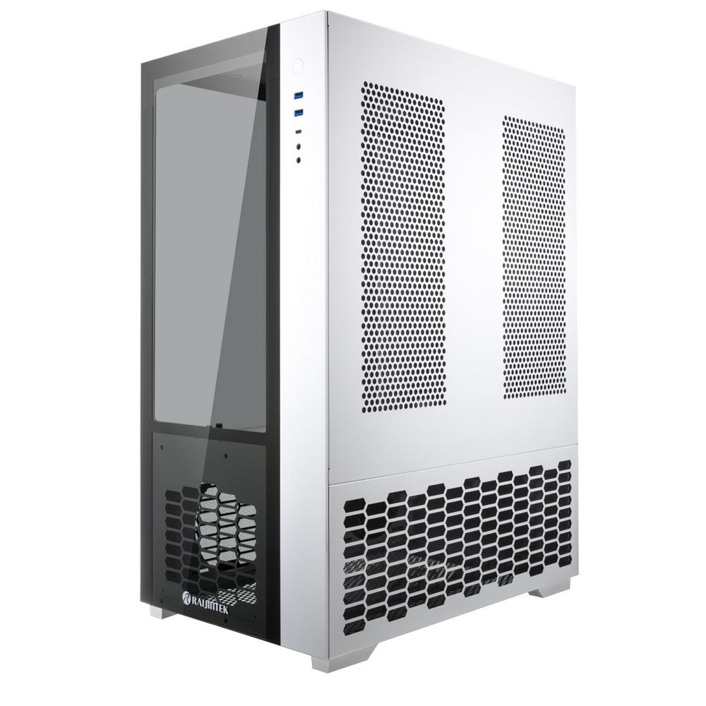 Корпус Raijintek PAEAN PREMIUM WHITE 0R20B00209, Aluminum, ATX/MICRO ATX/MINI-ITX, USB3.0x2, Type Cx
