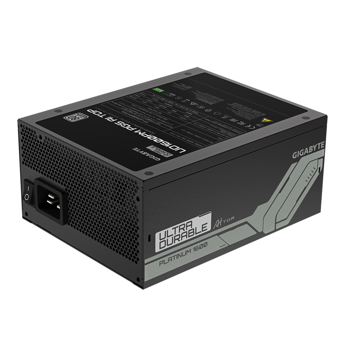 Блок питания ПК Gigabyte UD1600PM PG5 AI TOP 1600W, 80Plus, Platinum, Полностью модульный, PCIe Gen 